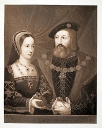Mary Tudor and Charles Brandon, Duke of Suffolk, c.1515, pub. 1902
